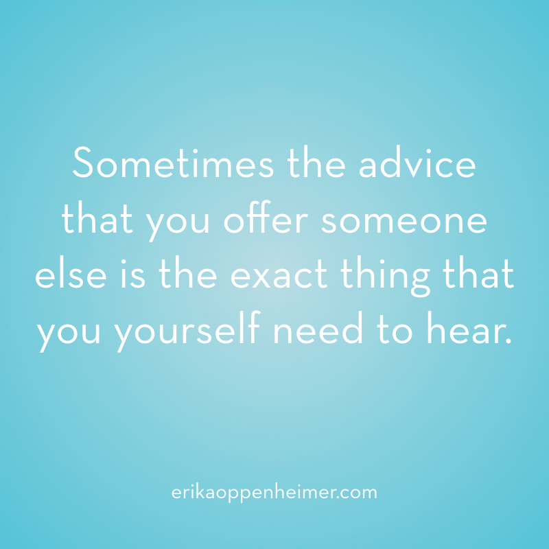Sometimes the advice that you offer someone else is the exact thing that you yourself need to hear. // Working with Friends on Your SAT & ACT Prep.