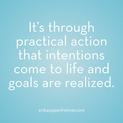 It's through practical action that intentions come to life and goals are realized. // #Mindset #Motivation #Success #Preparation #AcingIt